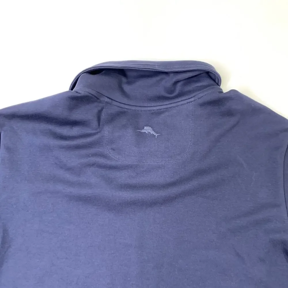Tommy Bahama Polo Sweatshirt Mens XL Windsor Shawl Martinique Pima Cotton Casual